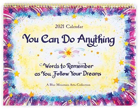 2021 Calendar: You Can Do Anything PB - Blue Mountain Arts