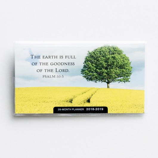 2018/19 Pocket Planner: Psalm - The Earth is Full of Goodness PB - DaySpring