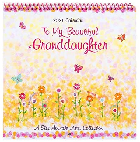 2021 Calendar: To My Beautiful Granddaughter PB - Blue Mountain Arts