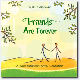 2018 Calendar: Friends Are Forever PB - Blue Mountain Arts