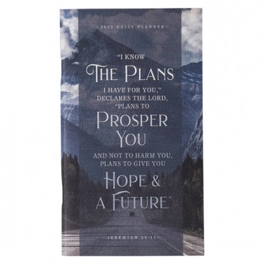 2023 Daily Planner: I Know The Plans Jer 27:11 PB - Christian Art Gifts