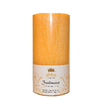 Frankincense 3x6 Pillar Candle - Abba Oils Ltd