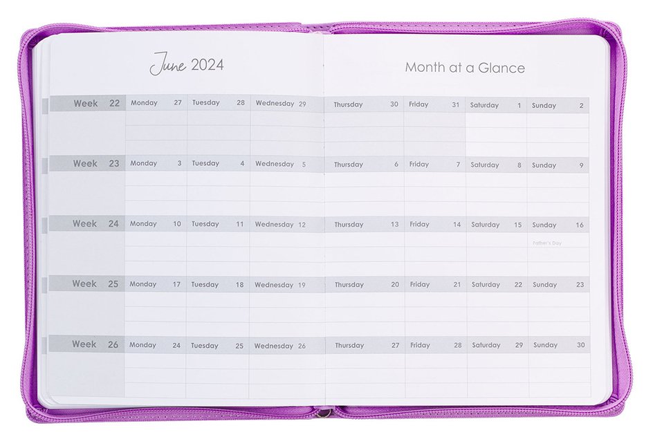 2024 18-Month Planner: New Morning, New Mercies - Christian Art Gifts