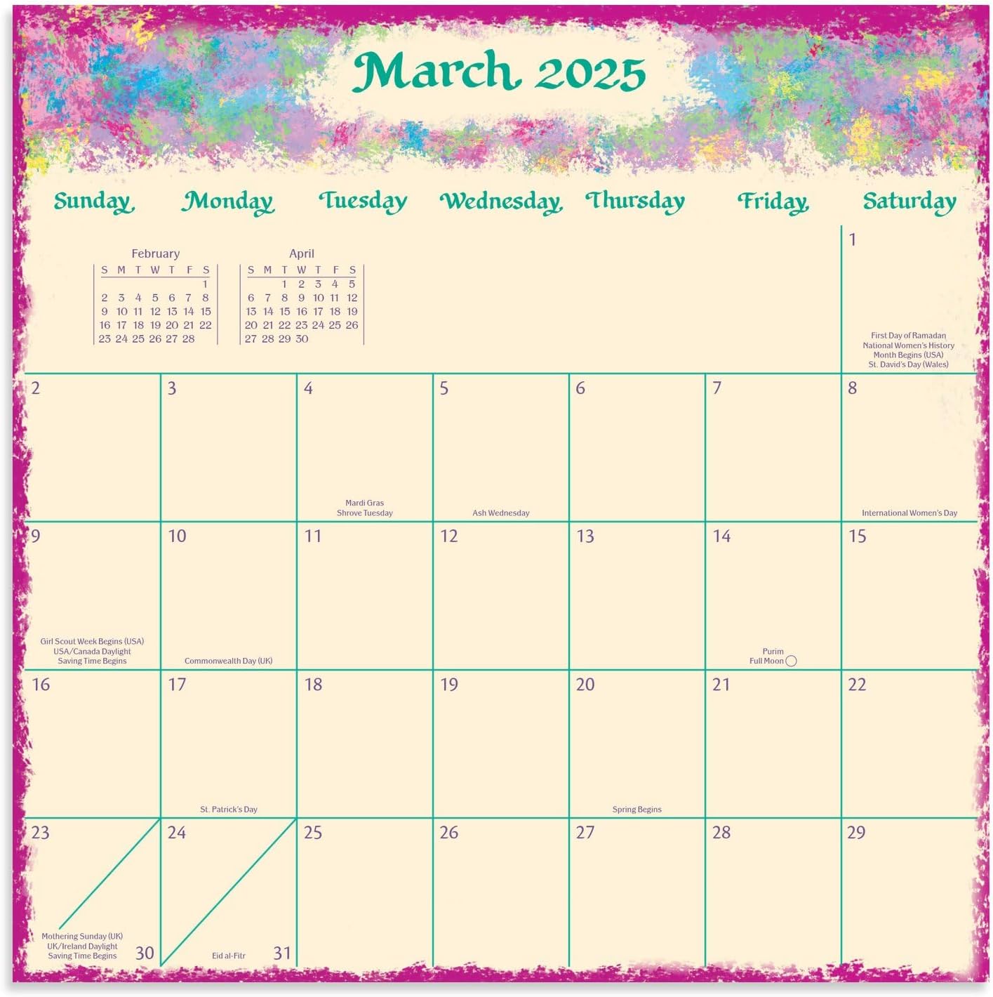 2025 Calendar: Mum, Thank You For a Lifetime of Love - Blue Mountain Arts