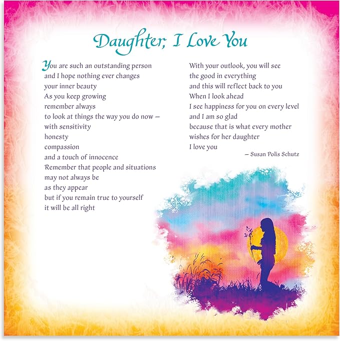 2025 Calendar: To My Daughter, I Love You - Blue Mountain Arts
