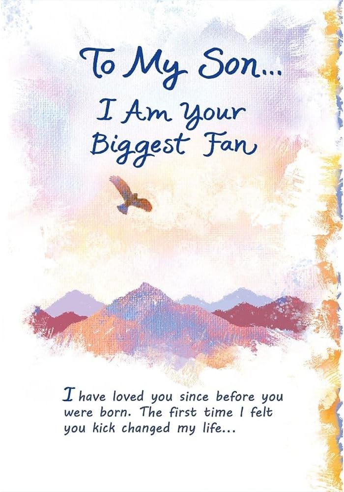 Card: To My Son I am Your Biggest Fan - Blue Mountain Arts