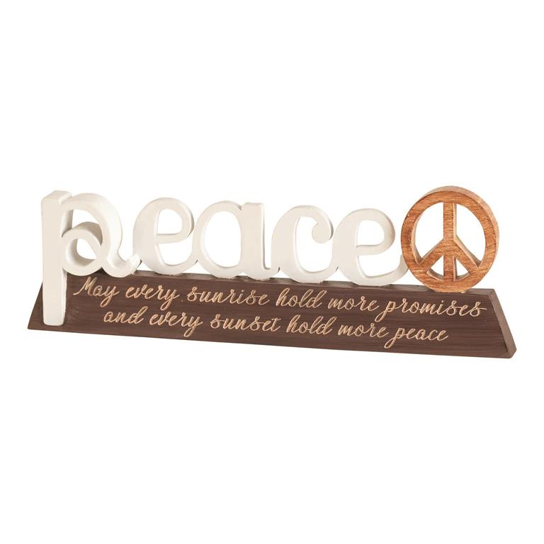 Word Figurine: Peace - Dicksons