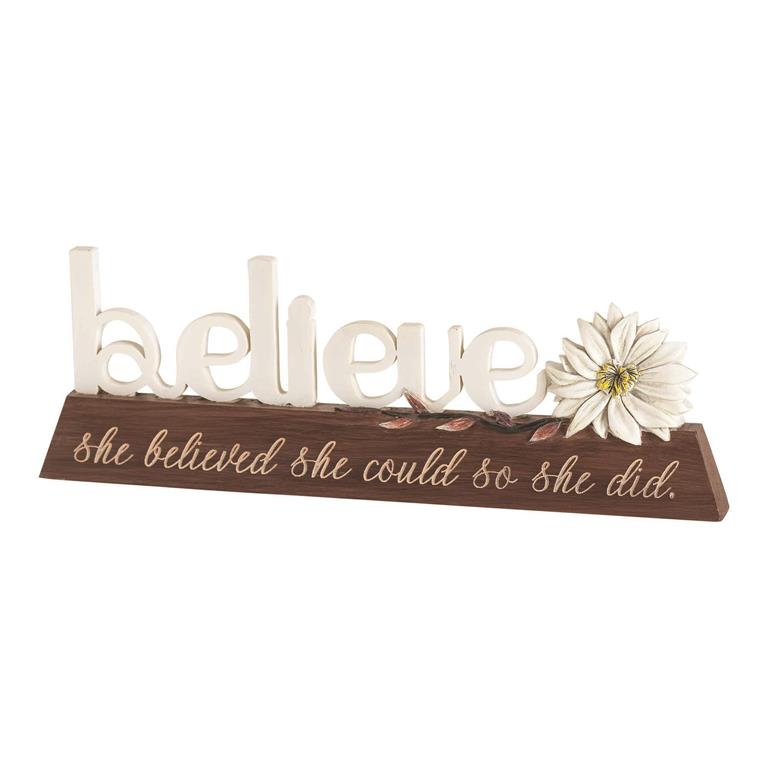 Word Figurine: Believe - Dicksons