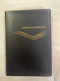 Kyerew Kronkron Anaa (New Revised Akuapem) L/P I/L Black - Bible Society Of Ghana