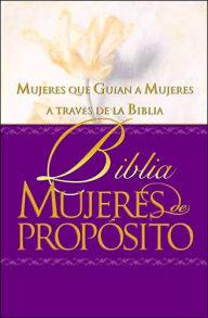 Biblia Mujeres de Proposito Piel Elaborada Purpura - Cindy Jacobs
