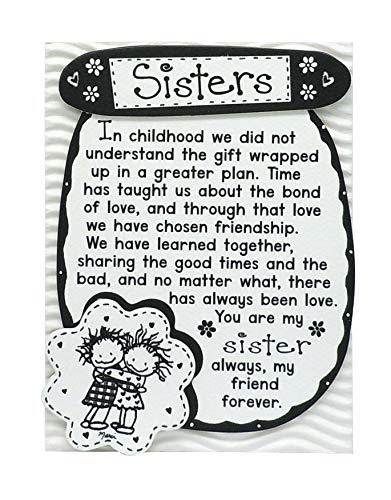 Sisters Miniature Easel-back Print with Magnet (MIN213) - Blue Mountain Arts