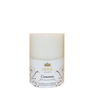 Cinnamon 3x4 Pillar Candle - Abba Oils Ltd