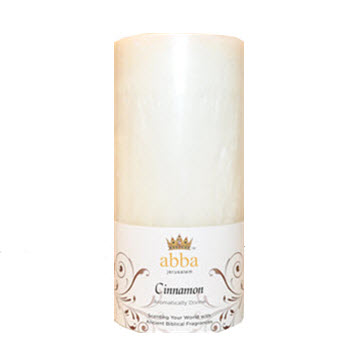 Cinnamon 3x6 Pillar Candle - Abba Oils Ltd