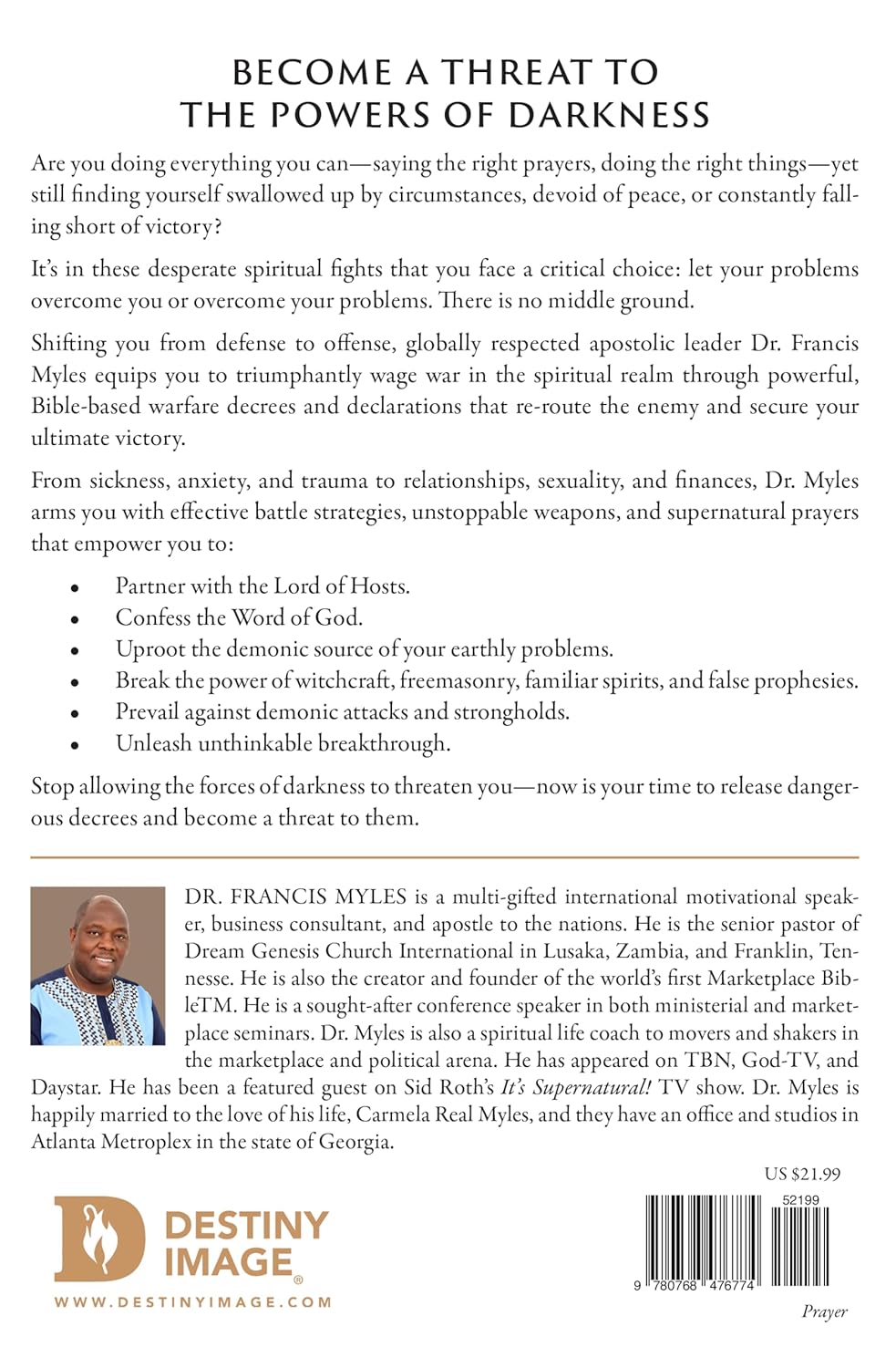 Dangerous Decrees That Destroy Strongholds PB - Francis Myles