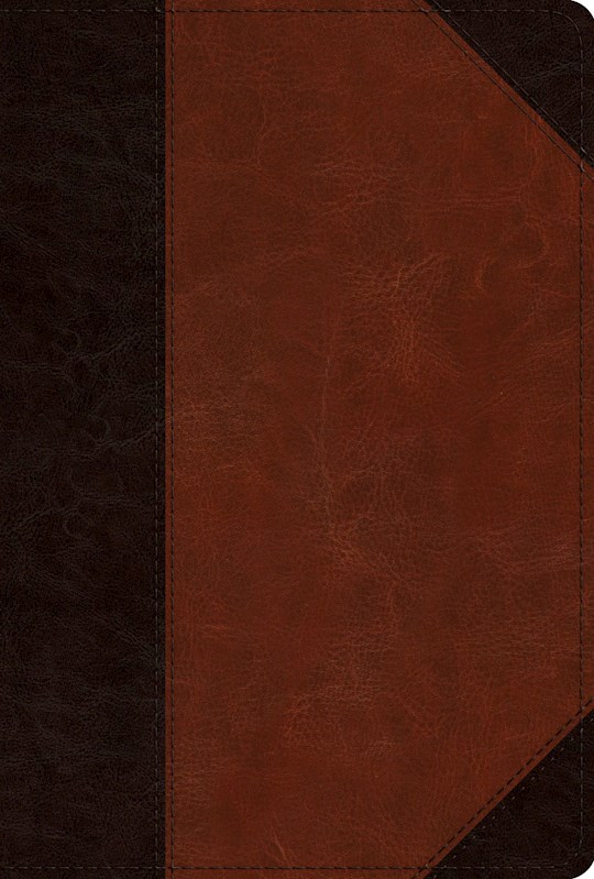 ESV Men's Study Bible Trutone Brown/Cordovan - Crossway