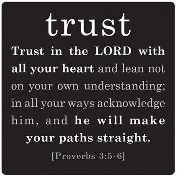 Fridge Magnet: Trust - Lighthouse Christian Products Co