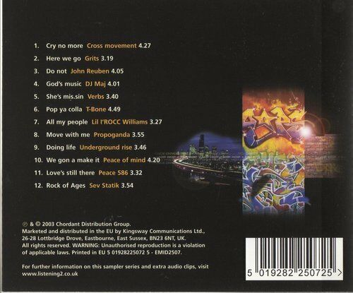 What Are You Listening To? Vol 2: Hip Hop 2 CD - Various