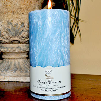 King's Garments 3x6 Pillar Candle - Abba Oils Ltd