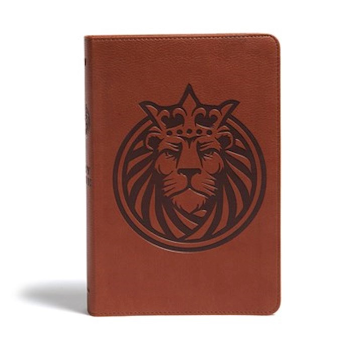 KJV Kids Bible Lion L/T Brown - Holman