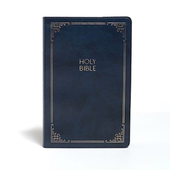 KJV L/P Personal Size Reference Bible L/T Navy - Holman
