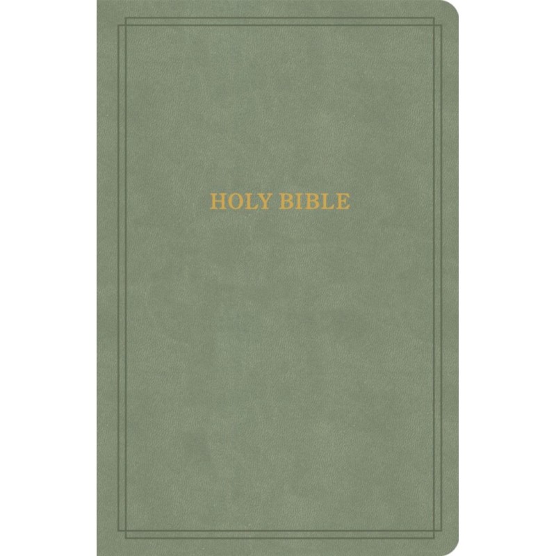 KJV L/P P/Size Ref Bible L/T Sage - Holman