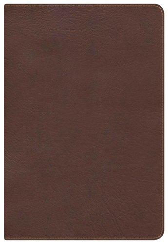 KJV L/Print UltraThin Reference Bible T/I L/T Chocolate