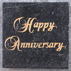 Marble Tile: Happy Anniversary - Van Group