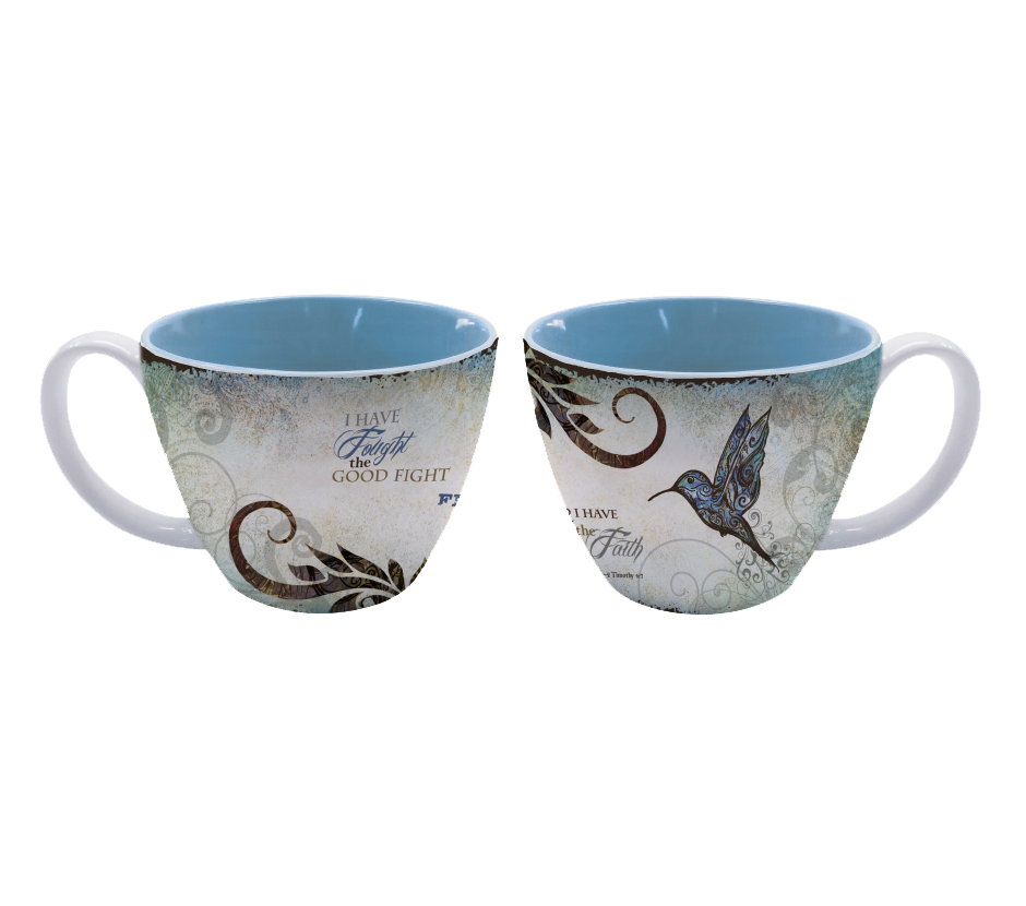 Soup Mug: I Have Fought The Good Fight - Shades Of Color