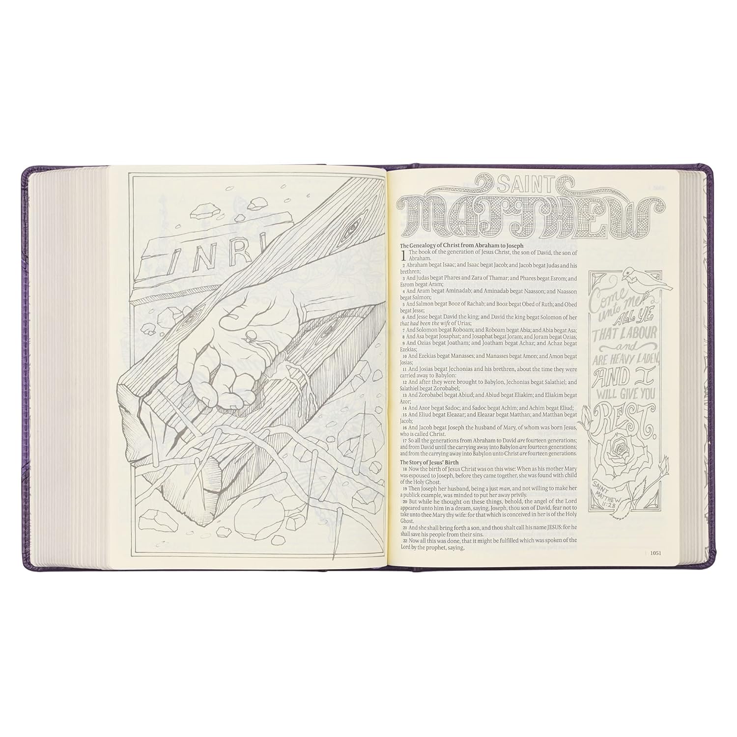 KJV My Creative Bible HB Purple - Christian Art Gifts