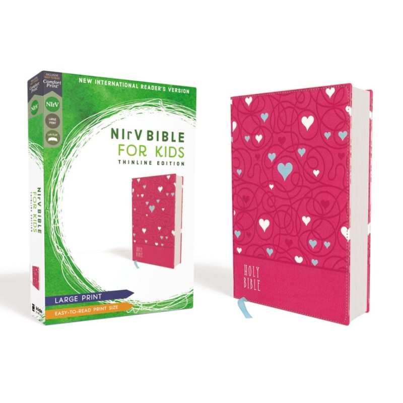 NIrV Bible for Kids L/P L/S Pink - ZonderKidz