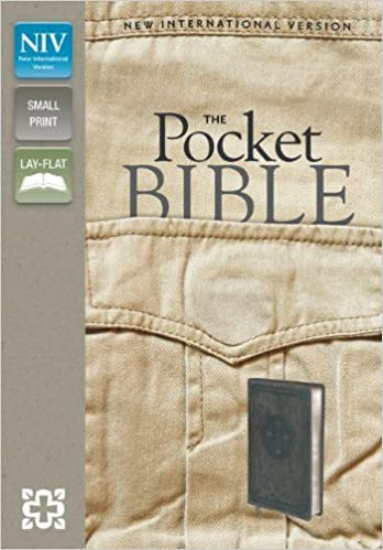 NIV Pocket Bible Italian Duo-Tone Charcoal - Zondervan