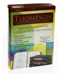 NIV Thompson Chain-Reference Bible Black B/L Thumb Indexed 1984 - Kirkbride
