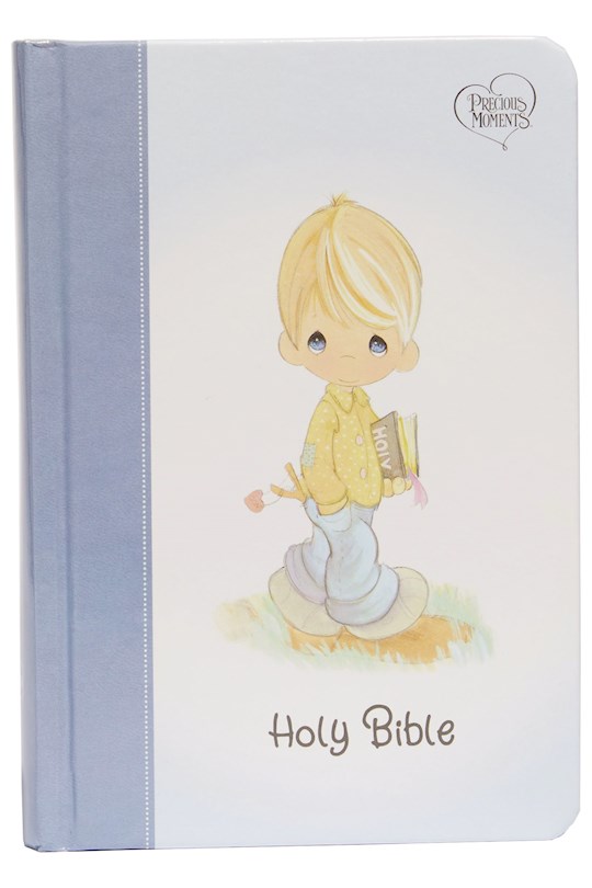 NKJV Precious Moments Small Hands Bible (Comfort Print) HB Blue - Thomas Nelson