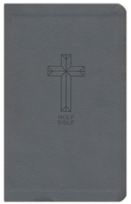 NKJV Value Thinline Bible L/S Charcoal - Thomas Nelson