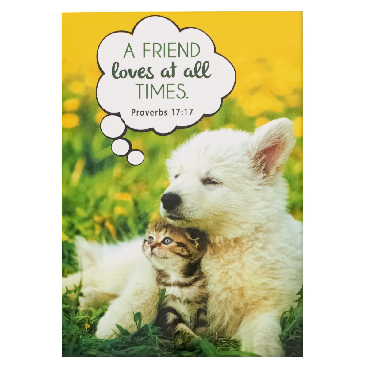 Notepad: A Friend Loves At All Times Proverbs 17:17 - Christian Art Gifts