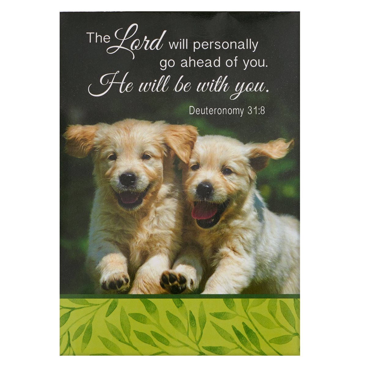 Notepad: He Will Be With You Deuteronomy 31:8 - Christian Art Gifts