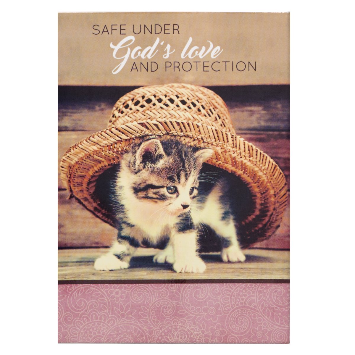 Notepad: Safe Under God's Love And Protection - Christian Art Gifts