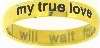 Ring: I Will Wait/True Love Gold Style 374 Size 10 - Solid Rock Jewelry