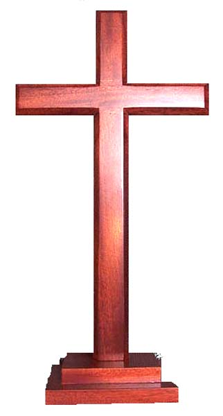 Wooden Cross CS40SB - Shalom