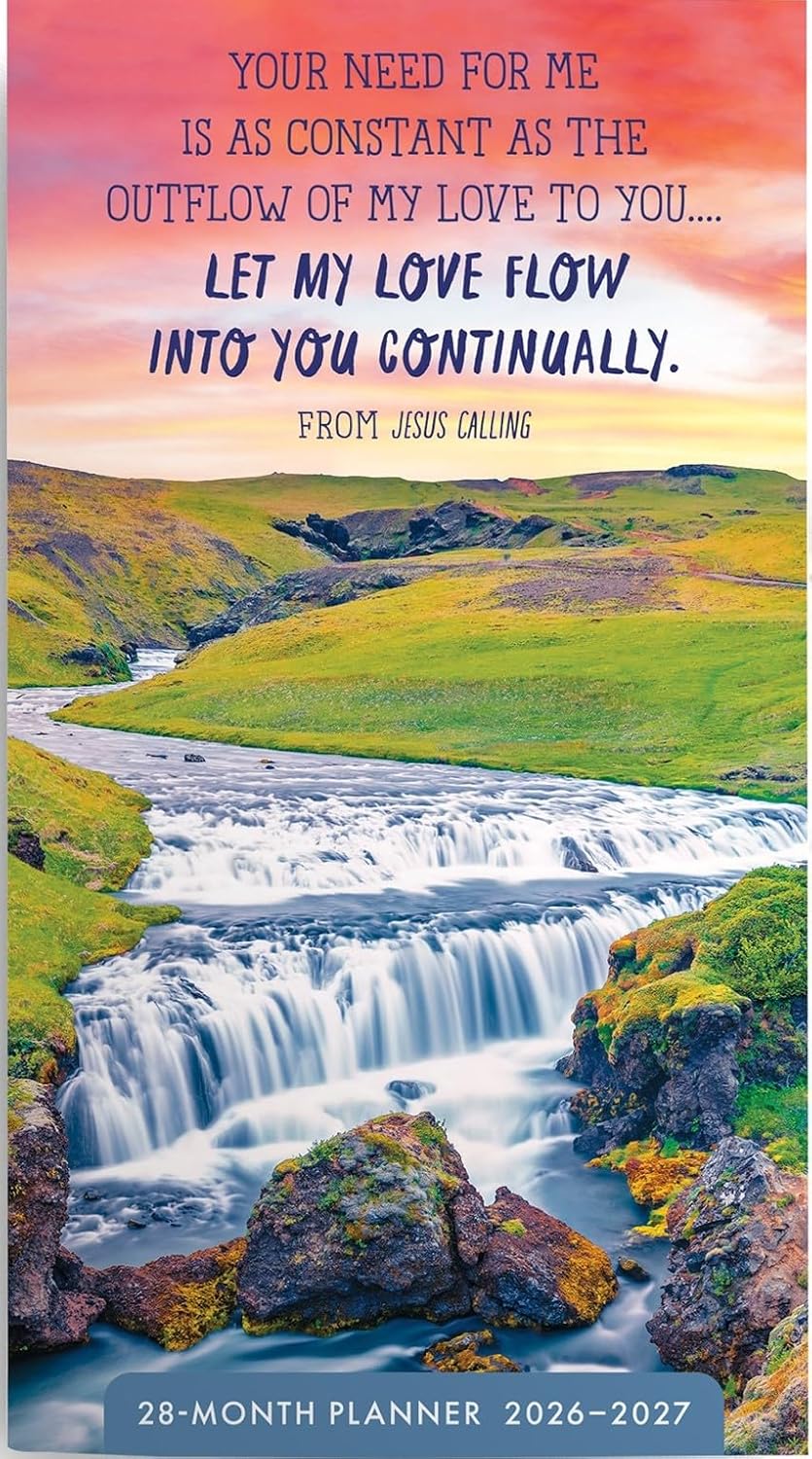 2026-2027 Let My Love Flow Into You Continually 28-Month Pocket Planner - DaySpring