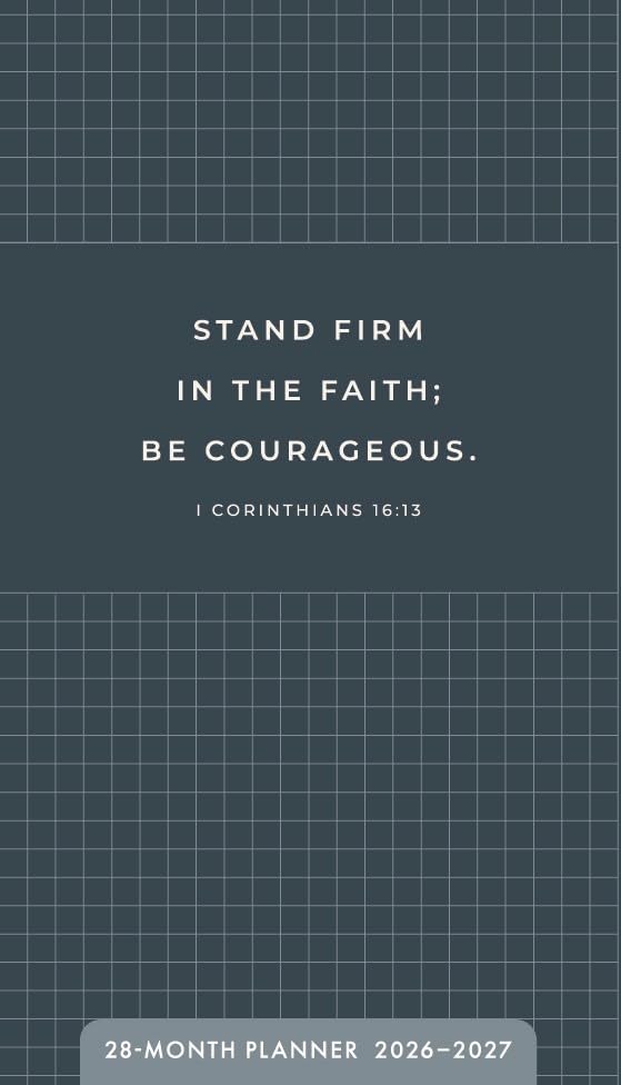 2026-2027 Stand Firm in the Faith 28-Month Pocket Planner - DaySpring