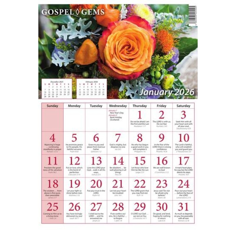2026 Calendar: Gospel Gems PB - Eleos